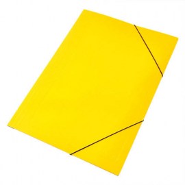 carpeta con elastico amarillo
